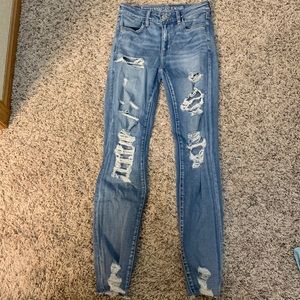 American eagle super stretch X skinny jeans